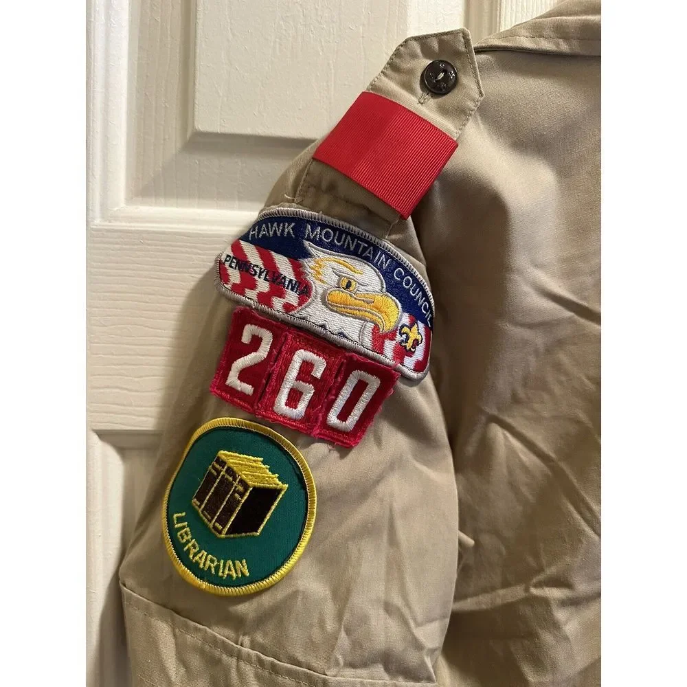 Lot Of Vintage Boy Scouts of America  Shirts, Hats, scarves Etc‎ 60's,70's, 80's